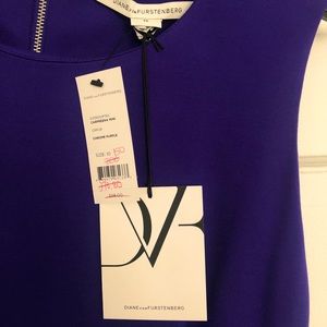 Purple DVF dress size 10